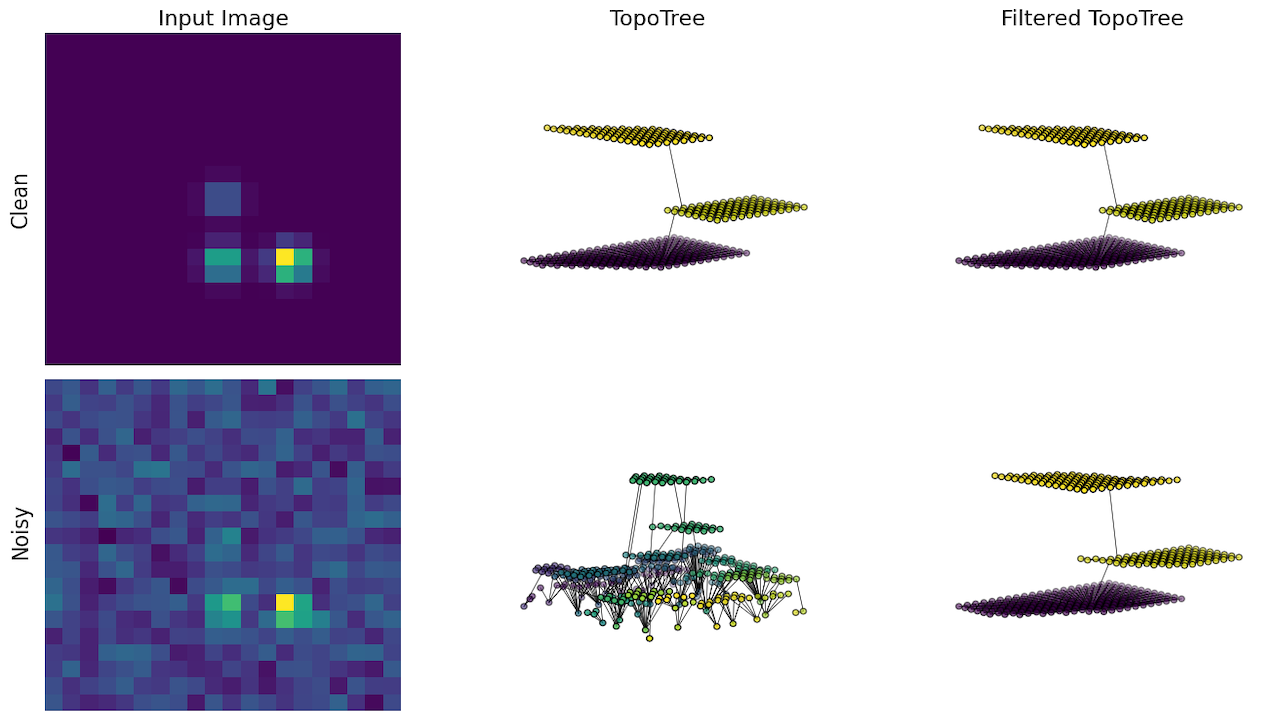 Persistent Trees for Anisotropic Image Denoising